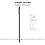 TORRAS Slim Fit iPhone Xs Max Case 6.5 Inch, Hard Plastic Ultra Thin Matte Finish Grip Protective Phone Cover Case for iPhone X Max Case, Mysterious Black