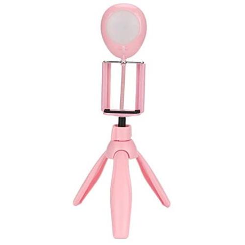 fosa Fill Light, Three-Gear Adjustment Brightness Foldable Selfie Light with Tripod and Phone Holder,Fill Light Lamp for Mobile Phone Below 6 Inches