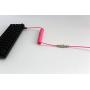 Tez Cables Z-Series Custom Coiled Aviator USB-C Keyboard Cable (Pink)