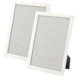 IKEA new FISKBO Frame 8 1/4-by-11 3/4-inch Simple frame for documents or photographs, multiple Colour (2, white)