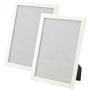 IKEA new FISKBO Frame 8 1/4-by-11 3/4-inch Simple frame for documents or photographs, multiple Colour (2, white)