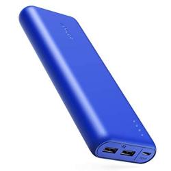 Anker PowerCore 20100mAh Portable Charger - Ultra High Capacity Power Bank with 4.8A Output and PowerIQ Technology, External Battery Pack for iPhone, iPad & Samsung Galaxy & More Blue