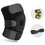 Bracoo Knee Support, Open-Patella Brace for Arthritis, Joint Pain Relief, Injury Recovery with Adjustable Strapping & Breathable Neoprene, KS10