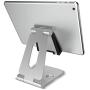 Tablet Stand Adjustable, Lamicall Tablet Holder Dock for Desk Kitchen, Compatible with iPad Pro 9.7, 10.5, Mini Air, Tab, Foldable Portable Switch Playstand