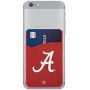 Alabama Crimson Tide Adhesive Silicone Cell Phone Wallet/Card Holder for iPhone, Android, Samsung Galaxy, Most Smartphones