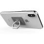 iRing Link-Detachable Plate for Wireless Charging, Include Hook Mount for Wall or Car Cradle. Original AAUXX Cell Phone Ring Grip Finger Holder Mobile Stand, Universally Compatible.(Grey)
