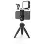 DREAMGRIP Scout MOJO Modular Rig Kit 2020 with 3 Microphones, LED Light and All-in Accessories Set for PRO Video Production with Any Smartphone for Journalists, Vloggers, Youtubers, and Movie Makers