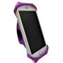 MUJO Silicone Rubbor Mobile Holder/on Handlebar/for 4.7-6.0 inch/Violet Purple