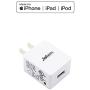 Apple Certified iPhone & iPad Charger - Ultra Durable 6ft Lightning to USB Cable and 12W USB Power Adapter Wall Plug for iPhone 11 XS Max XR X 8 Plus 7 6S 6 SE 5S 5C 5 iPad Mini Air Pro iPod (White)