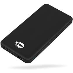 NinjaBatt PowerPal 10000mAh Power Bank, 18W PD & QC3 Portable Charger with High Speed Charging USB and USB-C Ports 3A High-Capacity External Battery Perfect for iPhone 8 X XS 11 Pro Galaxy S8 S9 S10