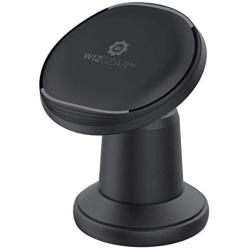 Magnetic Mount, WizGear Universal Stick On Metal Dashboard Magnetic Car Mount Holder, for Cell Phones and Mini Tablets with Fast Swift-snap Technology (Black)