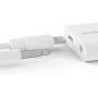 Belkin F8J212btWHT 3.5mm Audio + Charge Rockstar (iPhone Aux Adapter, iPhone Charging Adapter for iPhone 11, 11 Pro, 11 Pro Max, XS, XS Max, XR, 8, 8 Plus and More)