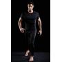 ATHLIO 1 or 3 Pack Mens Cool Dry Short Sleeve Compression Shirts, Sports Baselayer T-Shirts Tops, Athletic Workout Shirt