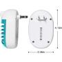 4 Pack Indoor Electric Bug Zapper Plug in Mosquito Killer with UV LED Night Light Electronic Insect Trap for Pests Fruit Flies Flying Gnats