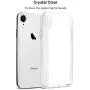 Unov Case Clear with Design Slim Protective Soft TPU Bumper Embossed Pattern [Support Wireless Charging] Cover for iPhone XR 6.1 Inch(Crystal Clear)