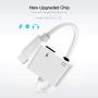 Headphone Dongle Adapter for iPhone SE/Xs Max/XR/ 8/10（X） / 7/7 Plus/11/11 Pro,Splitter Adaptor to 3.5mm Jack Earphone Converter Charge Accessories, Cables & Audio Adaptor Connector Support All iOS