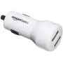 AmazonBasics Dual-Port USB Car Charger Adapter for Apple and Android Devices, 4.8 Amp, 24W, White AmazonBasics Dual-Port USB Car Charger Adapter for Apple and Android Devices, 4.8 Amp, 24W, White