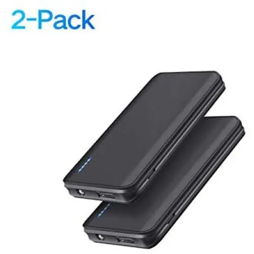 Portable Charger, 【2-Pack】 Ultra-Slim 5V/2.1A 5000mAh Power Bank External Battery Backup Pack, Mini-Sized with Light Compatible with iPhone 11 Pro,11 Pro MAX,11,XS MAX,XS,XR,X,8 Plus,8 … Portable Charger, 【2-Pack】 Ultra-Slim 5V/2.1A 5000mAh Power Bank External Battery Backup Pack, Mini-Sized with Light Compatible with iPhone 11 Pro,11 Pro MAX,11,XS MAX,XS,XR,X,8 Plus,8 …