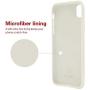 OTOFLY Liquid Silicone Gel Rubber Full Body Protection Shockproof Case for iPhone Xs/iPhone X，Anti-Scratch&Fingerprint Basic-Cases，Compatible with iPhone X/iPhone Xs 5.8 inch (2018), (Antique White)
