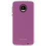 Speck Products CandyShell Clear Case for Moto Z Droid Smartphone, Beaming Orchid Purple Clear