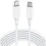 USB C Cable 60W 10ft, Anker Powerline III USB-C to USB-C Cable 2.0, USB C Charger Cable for MacBook Pro 2020, iPad Pro 2020, Switch, Samsung Galaxy S20 Plus S9 S8 Plus, Pixel, and More White