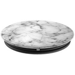 White & Black Geometric Design Phone Stand & Holder PopSockets Grip and Stand for Phones and Tablets