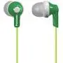 Panasonic ErgoFit In-Ear Earbud Headphones RP-HJE120-G (Green) Dynamic Crystal Clear Sound, Ergonomic Comfort-Fit