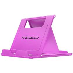 MoKo Phone/Tablet Stand, Foldable Desktop Holder Fit with iPhone 11 Pro Max/11 Pro/11, iPhone Xs/Xs Max/Xr/X, iPhone SE 2020, iPad Pro 11 2020/10.2/Air 3/Mini 5, Galaxy S20 6.2", Purple