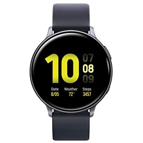 Samsung Galaxy Watch Active2 W/ Enhanced Sleep Tracking Analysis, Auto Workout Tracking, and Pace Coaching (40mm, GPS, Bluetooth), Aqua Black - US Version with Warranty