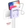 Multi Plug Outlet Extender & Splitter: iHome PowerReach 6ft Extension Cord with 2 Outlets & 4 USB Ports for Multiple Smartphone Charging - Desktop/Magnetic Wall Mounting Charger Multi Plug Outlet Extender & Splitter: iHome PowerReach 6ft Extension Cord with 2 Outlets & 4 USB Ports for Multiple Smartphone Charging - Desktop/Magnetic Wall Mounting Charger