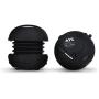 AYL Mini Speaker System, Portable Plug in Speaker with 3.5mm Aux Audio Input, External Speaker for Laptop Computer, MP3 Player, iPhone, iPad, Cell Phone (Black)