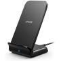 Anker Wireless Charger, PowerWave 7.5 Stand, Qi-Certified, Fast Charging iPhone 11, 11 Pro, 11 Pro Max, XR, Xs Max, Xs, X, 8, 8 Plus, Galaxy S20 S10 S9 S8, Note 10 Note 9 (No AC Adapter) - Black
