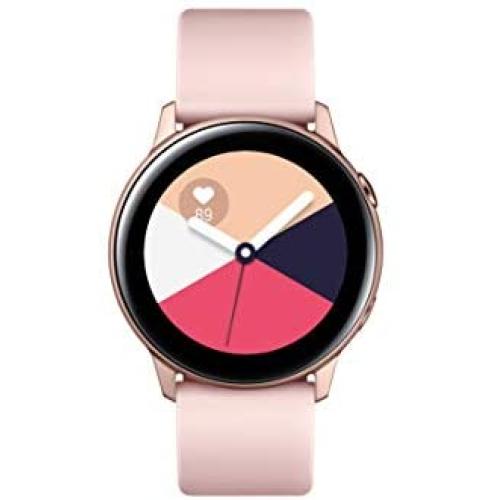 Samsung Galaxy Watch Active (40mm, GPS, Bluetooth), Rose Gold - US Version with Warranty