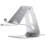 AmazonBasics Adjustable Aluminum Cell Phone Desk Stand for iPhone and Android, Silver AmazonBasics Adjustable Aluminum Cell Phone Desk Stand for iPhone and Android, Silver