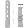 KingAcc Compatible Replacement Bands for Fitbit Versa, Soft Silicone Fitbit Versa Band, Metal Buckle Sport Wristband Strap Women Men Large Small White, Black, Peach, Gray