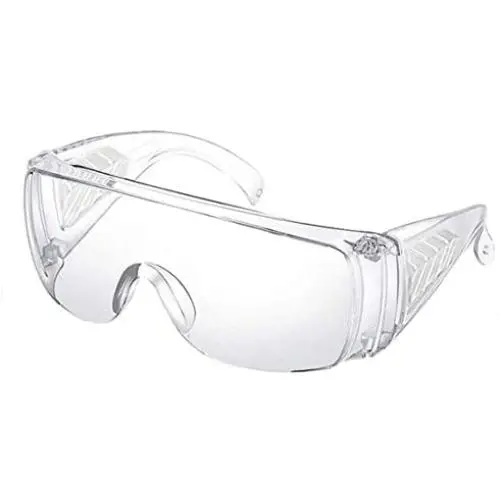 MagDepo Eyewear Protective Safety Glasses with Cleaning Cloth, Clear Protective Goggle Polycarbonate Impact Resistant Lens, Light Weight and Comfortable to Wear MagDepo Eyewear Protective Safety Glasses with Cleaning Cloth, Clear Protective Goggle Polycarbonate Impact Resistant Lens, Light Weight and Comfortable to Wear