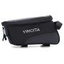 Vincita Bike Bag TOP Tube Bag 3 Strap Fixing Double Zipper Touch Screen Bike Handlebar for 7" Smartphone with Rain Cover Front Bike Phone Bag Bike Frame Bag Bicycle Phone Mount Bag Phone Case