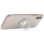 lenoup Glitter Bling Bling Phone Ring Holder,Sparkle Phone Ring Artificial Diamond Stand,Rhinestone Cell Phone Finger Ring for Phones,Pad(Silver)