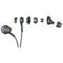 OEM ElloGear Earbuds Stereo Headphones for Samsung Galaxy S10 S10e Plus Cable 3.5mm Jack - Designed by AKG - with Microphone and Volume Buttons (Grey) - 2 Pack