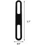 Yahpetes Silicone Bicycle Band 6 Pcs Bike Light Holder Strap 5.7" Flashlight Band Phone Strap Tie Ribbon Mount Holder for Light Handlebar Mount