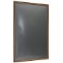 Displays2go Aluminum Quick Snap Poster Frame, 24-Inch by 36-Inch, Wood Grain Design, Lens Included, Wall Mounting