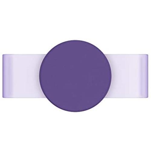 PopSockets PopGrip Slide for iPhone Xs Max Apple Silicone Case - Fierce Violet