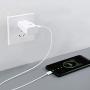 Adaptive Fast Charger Compatible with Samsung Galaxy s10/ s10+/s9/ s9 +/ s10e/ s8/ s8 Plus/Note 9/ Note 8/ Active, USB Wall Charger Adapter with USB C Cable, White