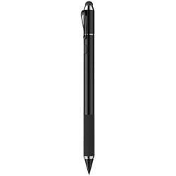 MoKo Universal Active Stylus Pen, 2-in-1 Capacitive Fine Point Touch Screen Tablets Stylus Pencil Fit with Apple iPad, Mini/Air/Pro, iPhone, Samsung Galaxy, Touchscreen Devices & Smartphones - Black