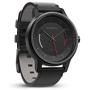 Garmin vívomove Classic - Black with Leather Band