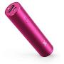 Lipstick Charger 3350mAh Xcentz, Compact External Battery Premium Aluminum with Flashlight Pocket Portable Charger Power Bank Phone Charger for iPhone, Samsung Galaxy, Other Android Phone - Red