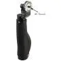 CAMVATE Aluminum Rosette Leather Handle Grip for Rosette Standard Accessory One Pair(Black,M6 Thread,31.8 mm)