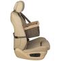 PetSafe Happy Ride Deluxe Booster Seat for Dogs - Elevated Pet Bed for Cars, Trucks and SUVs - Multiple Colors and Sizes, Includes Tether