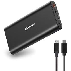 USB C Portable Charger, E EGOWAY 27000mAh Supports 100W Output PD Power Bank External Battery for USB C and USB A Smart Phones, Tablets, Laptops and Other Smart Devices