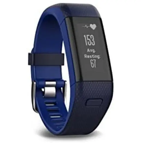 Garmin vívosmart HR+ Regular Fit Activity Tracker - Midnight Blue/Force Blue Garmin vívosmart HR+ Regular Fit Activity Tracker - Midnight Blue/Force Blue